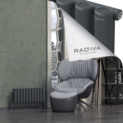Radiva - Mati Alüminyum Radyatör 300x810 Koyu Antrasit (1)