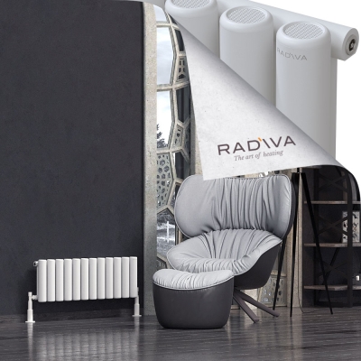 Radiva - Mati Alüminyum Radyatör 300x884 Beyaz