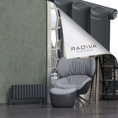 Radiva - Mati Alüminyum Radyatör 300x884 Koyu Antrasit