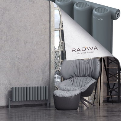 Radiva - Mati Alüminyum Radyatör 300x958 Antrasit (1)