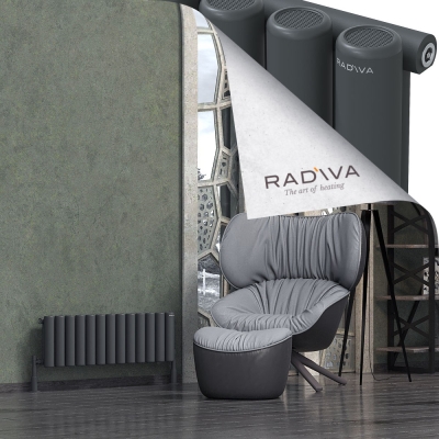 Radiva - Mati Alüminyum Radyatör 300x958 Koyu Antrasit (1)