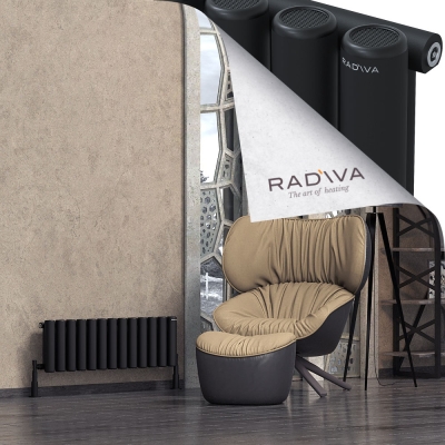 Radiva - Mati Alüminyum Radyatör 300x958 Siyah (1)