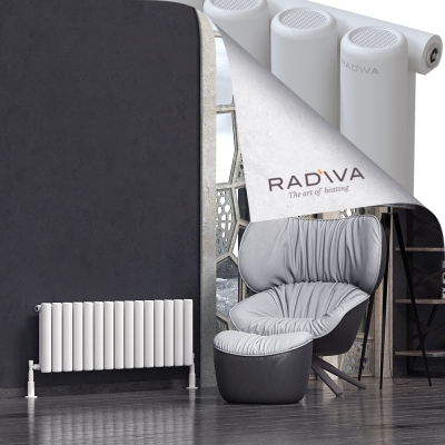 Radiva - Mati Alüminyum Radyatör 400x1106 Beyaz