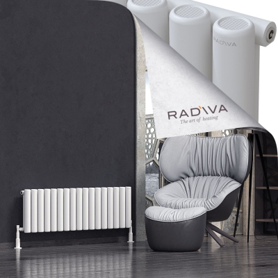 Radiva - Mati Alüminyum Radyatör 400x1254 Beyaz (1)
