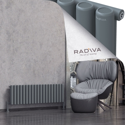Radiva - Mati Alüminyum Radyatör 400x1402 Antrasit (1)