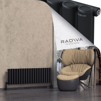 Radiva - Mati Alüminyum Radyatör 400x1402 Siyah (1)