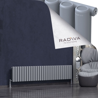 Radiva - Mati Alüminyum Radyatör 400x2068 Gri