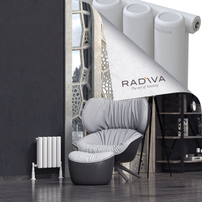 Radiva - Mati Alüminyum Radyatör 400x366 Beyaz (1)