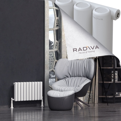 Radiva - Mati Alüminyum Radyatör 400x736 Beyaz (1)