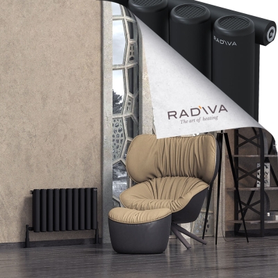 Radiva - Mati Alüminyum Radyatör 400x736 Siyah