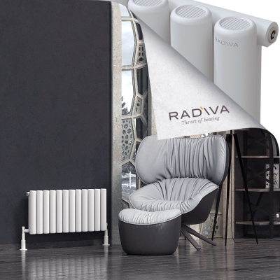 Radiva - Mati Alüminyum Radyatör 400x884 Beyaz (1)