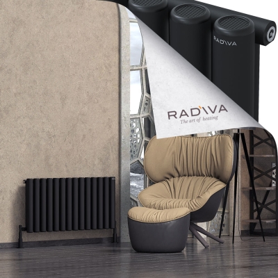 Radiva - Mati Alüminyum Radyatör 500x1032 Siyah - 500