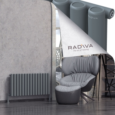 Radiva - Mati Alüminyum Radyatör 500x1106 Antrasit (1)