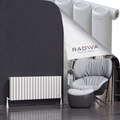 Radiva - Mati Alüminyum Radyatör 500x1402 Beyaz - 500