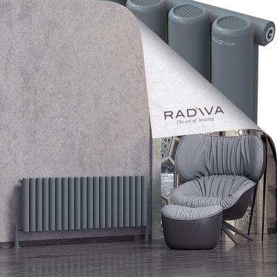 Radiva - Mati Alüminyum Radyatör 500x1476 Antrasit