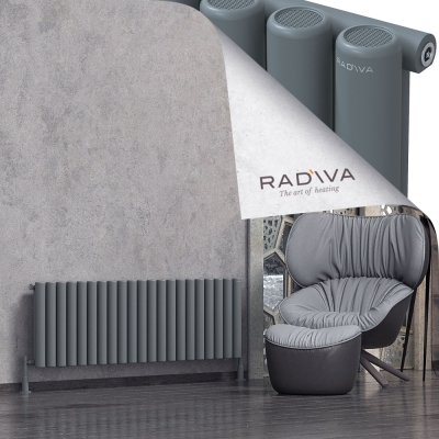 Radiva - Mati Alüminyum Radyatör 500x1550 Antrasit (1)