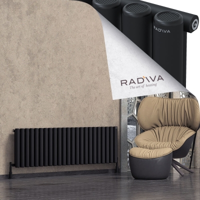 Radiva - Mati Alüminyum Radyatör 500x1698 Siyah (1)