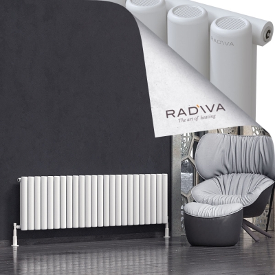 Radiva - Mati Alüminyum Radyatör 500x1772 Beyaz - 500