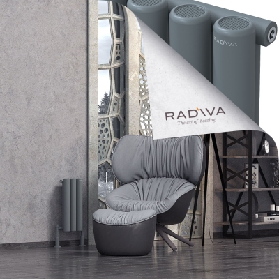 Radiva - Mati Alüminyum Radyatör 500x218 Antrasit (1)