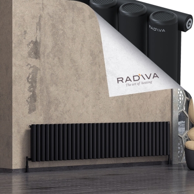 Radiva - Mati Alüminyum Radyatör 500x2512 Siyah (1)