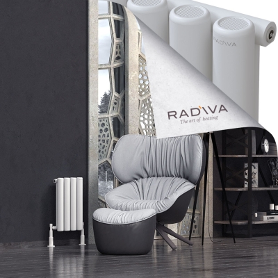 Radiva - Mati Alüminyum Radyatör 500x292 Beyaz (1)