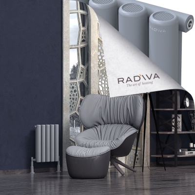 Radiva - Mati Alüminyum Radyatör 500x366 Gri (1)