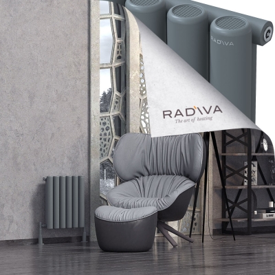 Radiva - Mati Alüminyum Radyatör 500x440 Antrasit