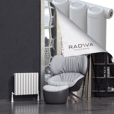 Radiva - Mati Alüminyum Radyatör 500x662 Beyaz