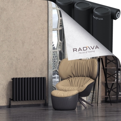 Radiva - Mati Alüminyum Radyatör 500x884 Siyah (1)