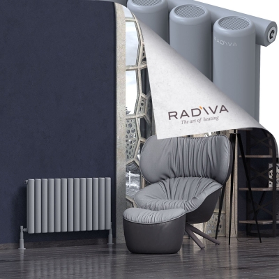 Radiva - Mati Alüminyum Radyatör 500x958 Gri