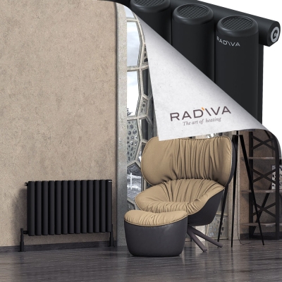 Radiva - Mati Alüminyum Radyatör 500x958 Siyah (1)