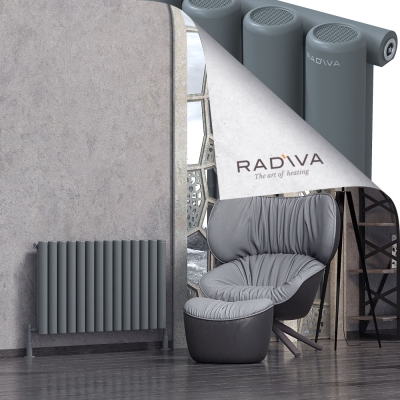 Radiva - Mati Alüminyum Radyatör 600x1032 Antrasit
