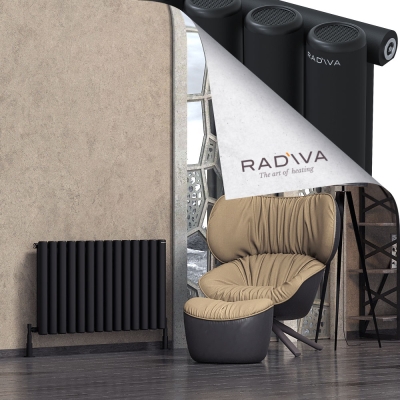Radiva - Mati Alüminyum Radyatör 600x1032 Siyah