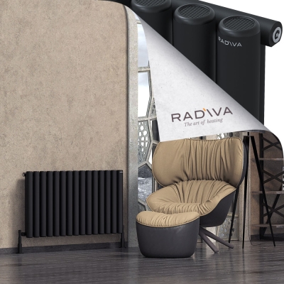 Radiva - Mati Alüminyum Radyatör 600x1106 Siyah
