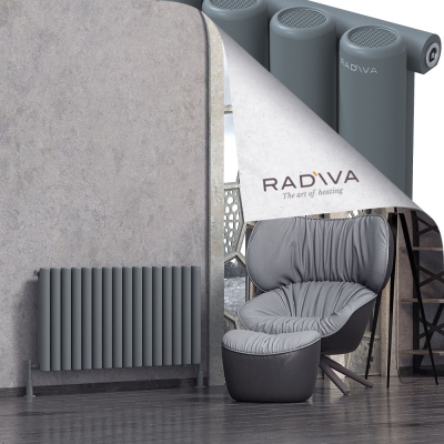 Radiva - Mati Alüminyum Radyatör 600x1180 Antrasit (1)
