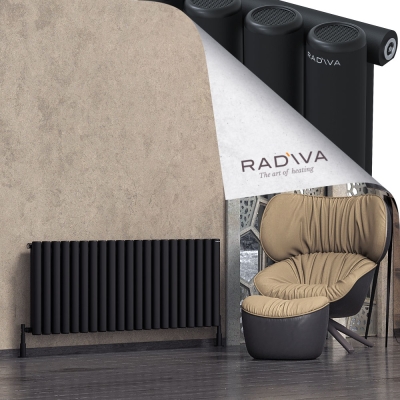 Radiva - Mati Alüminyum Radyatör 600x1550 Siyah