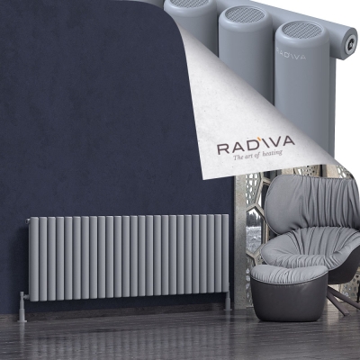 Radiva - Mati Alüminyum Radyatör 600x1846 Gri