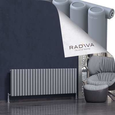 Radiva - Mati Alüminyum Radyatör 600x1920 Gri