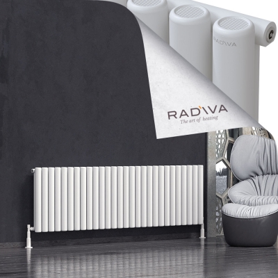 Radiva - Mati Alüminyum Radyatör 600x2068 Beyaz (1)