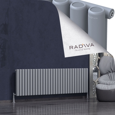Radiva - Mati Alüminyum Radyatör 600x2142 Gri