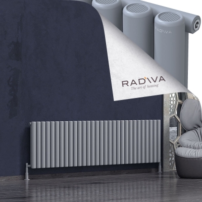 Radiva - Mati Alüminyum Radyatör 600x2216 Gri