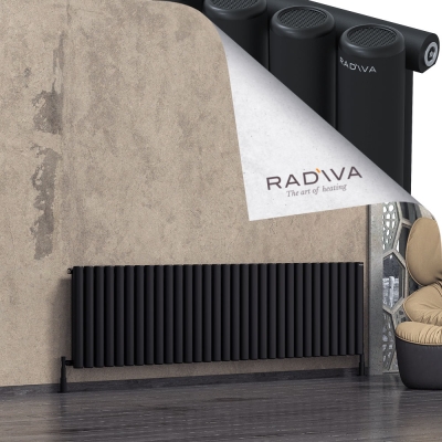 Radiva - Mati Alüminyum Radyatör 600x2290 Siyah