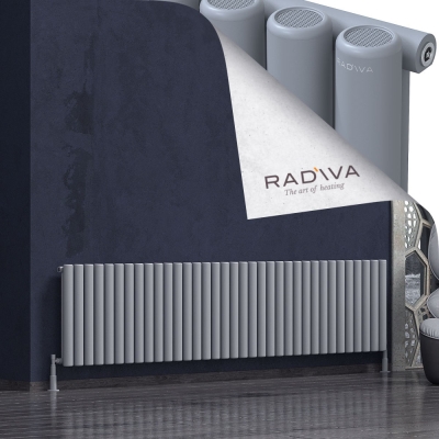 Radiva - Mati Alüminyum Radyatör 600x2586 Gri (1)
