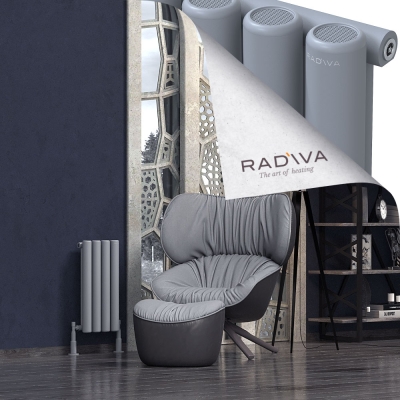 Radiva - Mati Alüminyum Radyatör 600x292 Gri