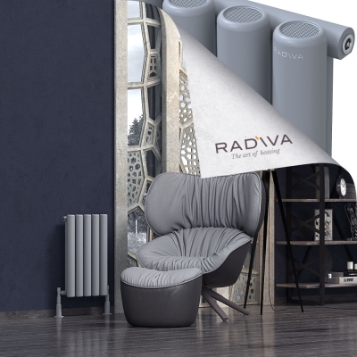 Radiva - Mati Alüminyum Radyatör 600x366 Gri