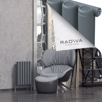 Radiva - Mati Alüminyum Radyatör 600x440 Antrasit (1)