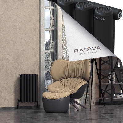 Radiva - Mati Alüminyum Radyatör 600x440 Siyah