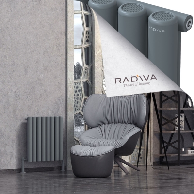 Radiva - Mati Alüminyum Radyatör 600x588 Antrasit