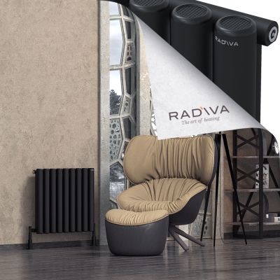 Radiva - Mati Alüminyum Radyatör 600x662 Siyah (1)