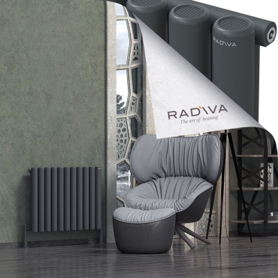 Radiva - Mati Alüminyum Radyatör 600x810 Koyu Antrasit (1)